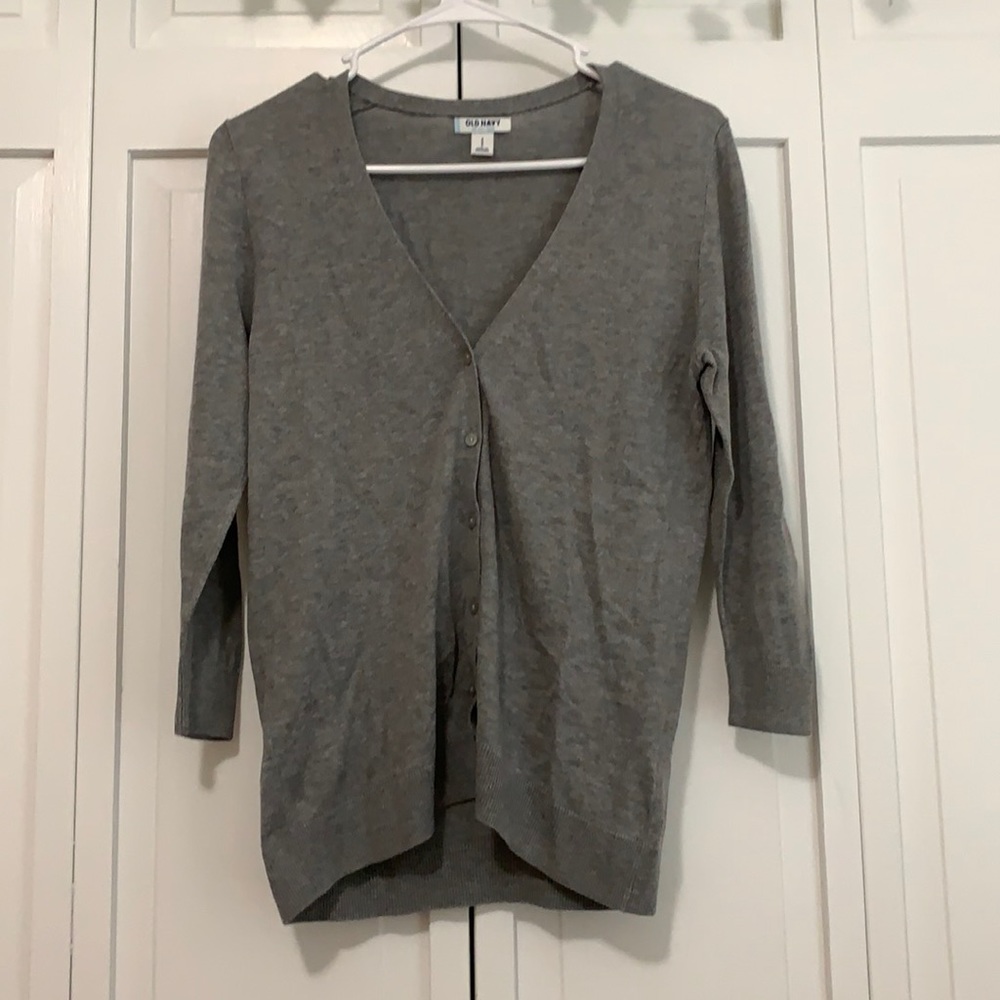 Grey Old Navy Cardigan